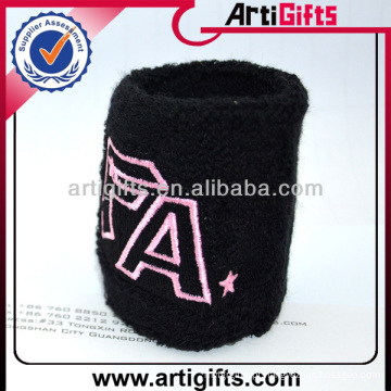 Cheap logotipo personalizado sweatbands para o esporte